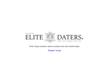 Tablet Screenshot of elitedaters.com